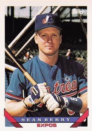 #758 Sean Berry - Montreal Expos - 1993 Topps Baseball