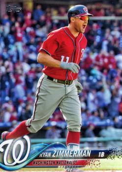 #58 Ryan Zimmerman - Washington Nationals - 2018 Topps Baseball