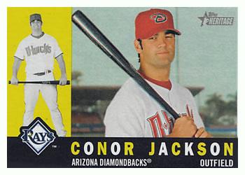#58b Conor Jackson - Arizona Diamondbacks - 2009 Topps Heritage Baseball