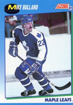 #590 Mike Bullard - Toronto Maple Leafs - 1991-92 Score Canadian Hockey