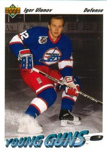 #590 Igor Ulanov - Winnipeg Jets - 1991-92 Upper Deck Hockey