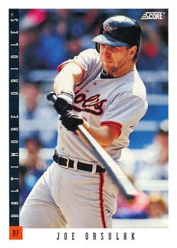 #590 Joe Orsulak - Baltimore Orioles - 1993 Score Baseball