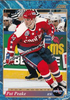 #590 Pat Peake - Washington Capitals - 1993-94 Score Canadian Hockey