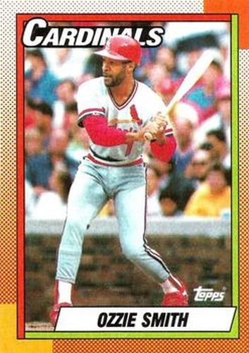 #590 Ozzie Smith - St. Louis Cardinals - 1990 Topps Baseball