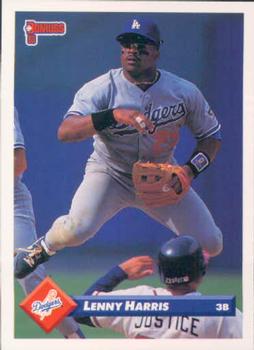 #590 Lenny Harris - Los Angeles Dodgers - 1993 Donruss Baseball