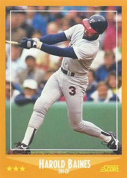#590 Harold Baines - Chicago White Sox - 1988 Score Baseball