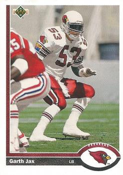#590 Garth Jax - Phoenix Cardinals - 1991 Upper Deck Football