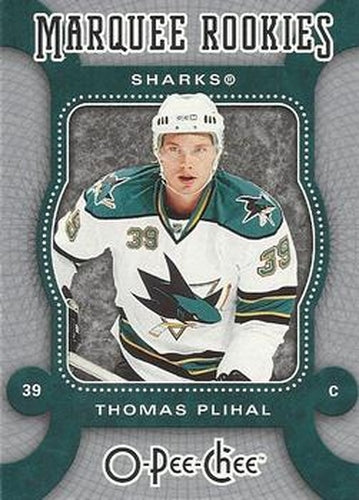 #590 Tomas Plihal - San Jose Sharks - 2007-08 O-Pee-Chee Hockey
