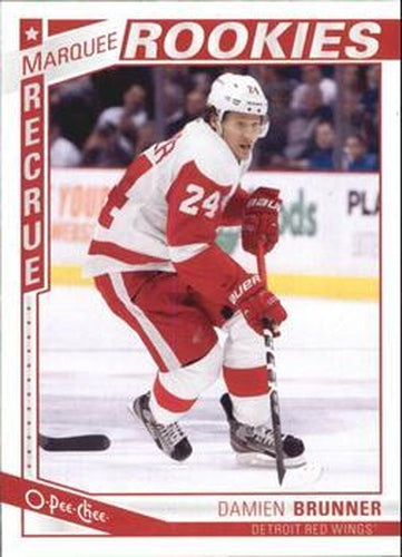 #590 Damien Brunner - Detroit Red Wings - 2013-14 O-Pee-Chee Hockey