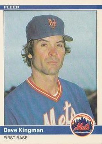 #590 Dave Kingman - New York Mets - 1984 Fleer Baseball