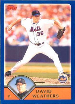 #590 Dave Weathers - New York Mets - 2003 Topps Baseball