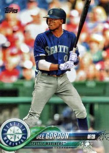 #590 Dee Gordon - Seattle Mariners - 2018 Topps Baseball