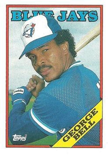 #590 George Bell - Toronto Blue Jays - 1988 Topps Baseball