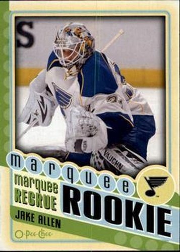 #590 Jake Allen - St. Louis Blues - 2012-13 O-Pee-Chee Hockey
