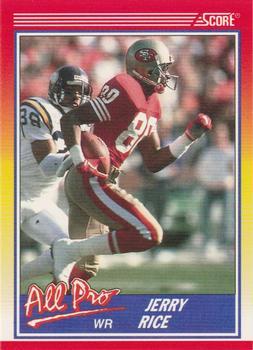 #590 Jerry Rice - San Francisco 49ers - 1990 Score Football