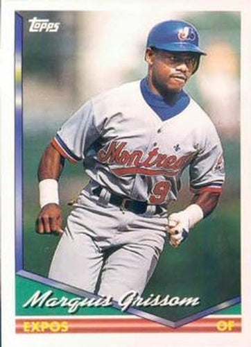 #590 Marquis Grissom - Montreal Expos - 1994 Topps Baseball
