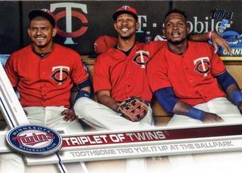 #590 Triplet of Twins - Minnesota Twins - 2017 Topps Baseball