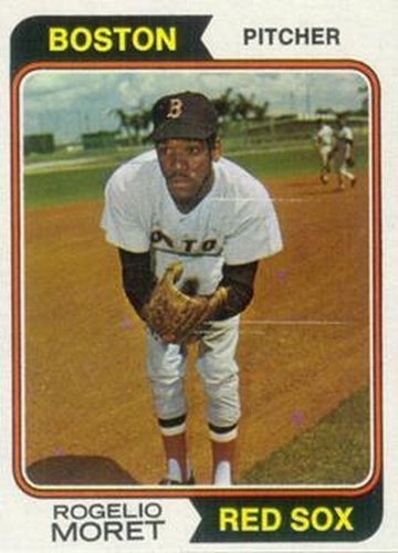 #590 Rogelio Moret - Boston Red Sox - 1974 Topps Baseball