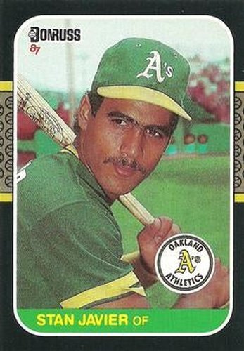 #590 Stan Javier - Oakland Athletics - 1987 Donruss Baseball