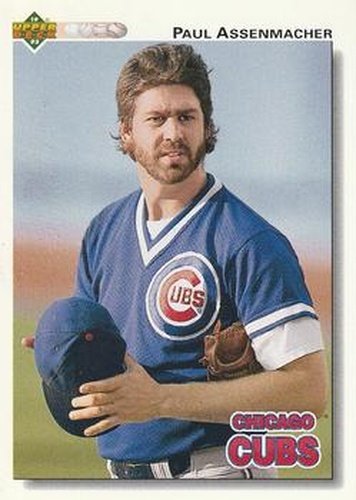 #590 Paul Assenmacher - Chicago Cubs - 1992 Upper Deck Baseball