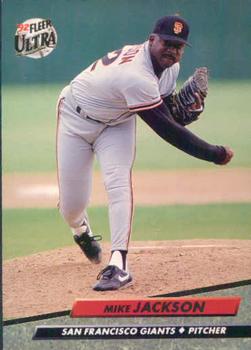#590 Mike Jackson - San Francisco Giants - 1992 Ultra Baseball