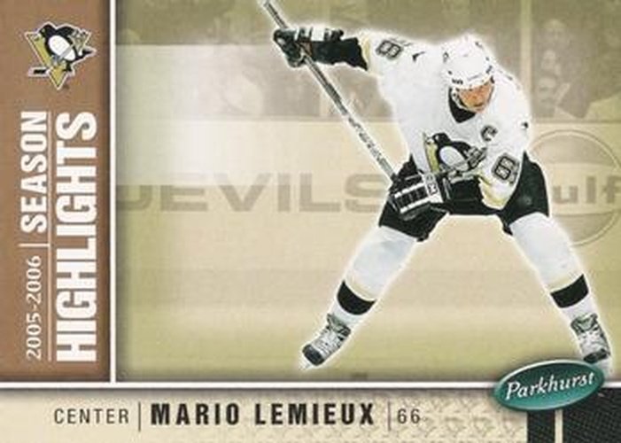 #590 Mario Lemieux - Pittsburgh Penguins - 2005-06 Parkhurst Hockey