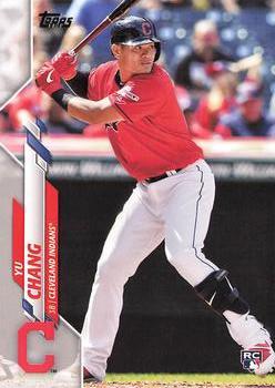 #590 Yu Chang - Cleveland Indians - 2020 Topps Baseball