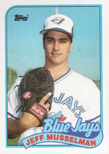 #591 Jeff Musselman - Toronto Blue Jays - 1989 Topps Baseball