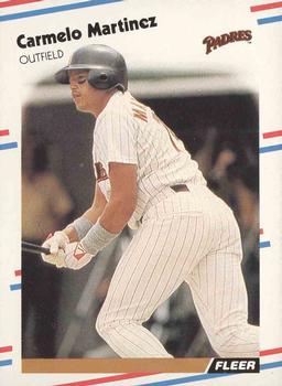 #591 Carmelo Martinez - San Diego Padres - 1988 Fleer Baseball