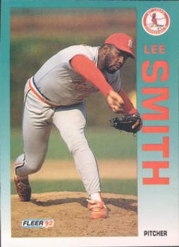 #591 Lee Smith - St. Louis Cardinals - 1992 Fleer Baseball