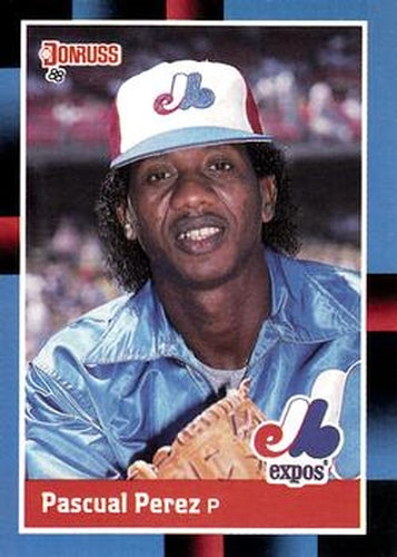#591 Pascual Perez - Montreal Expos - 1988 Donruss Baseball