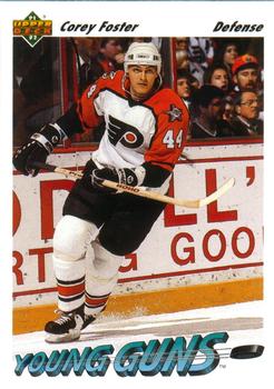 #591 Corey Foster - Philadelphia Flyers - 1991-92 Upper Deck Hockey