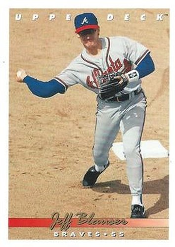 #591 Jeff Blauser - Atlanta Braves - 1993 Upper Deck Baseball