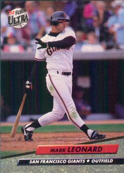#591 Mark Leonard - San Francisco Giants - 1992 Ultra Baseball