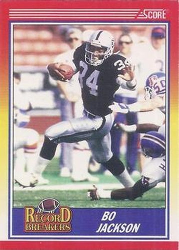 #591 Bo Jackson - Los Angeles Raiders - 1990 Score Football