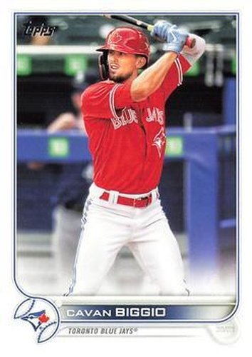 #591 Cavan Biggio - Toronto Blue Jays - 2022 Topps Baseball