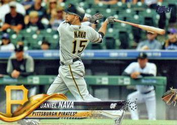 #591 Daniel Nava - Pittsburgh Pirates - 2018 Topps Baseball
