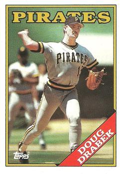 #591 Doug Drabek - Pittsburgh Pirates - 1988 Topps Baseball