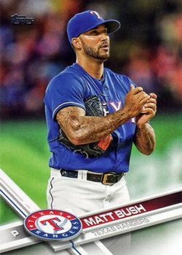 #591 Matt Bush - Texas Rangers - 2017 Topps Baseball