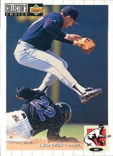 #591 Spike Owen - California Angels - 1994 Collector's Choice Baseball