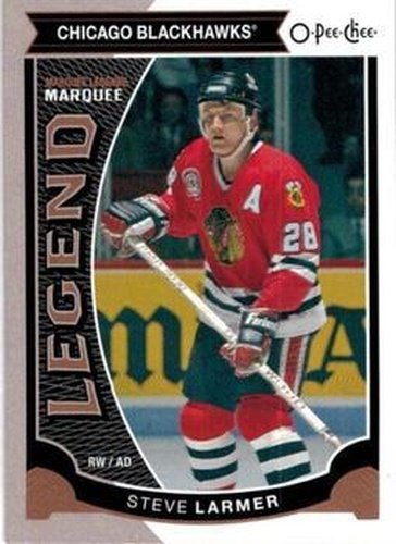 #591 Steve Larmer - Chicago Blackhawks - 2015-16 O-Pee-Chee Hockey
