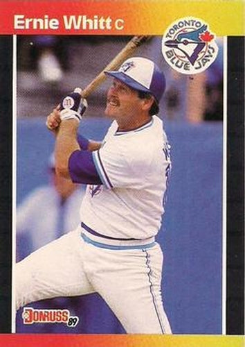 #591 Ernie Whitt - Toronto Blue Jays - 1989 Donruss Baseball