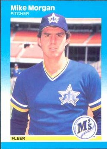 #591 Mike Morgan - Seattle Mariners - 1987 Fleer Baseball