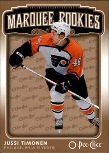 #591 Jussi Timonen - Philadelphia Flyers - 2006-07 O-Pee-Chee Hockey