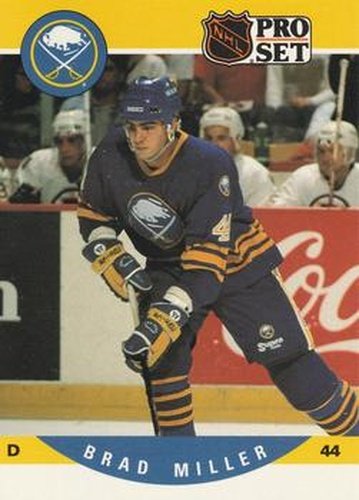 #591 Brad Miller - Buffalo Sabres - 1990-91 Pro Set Hockey