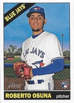 #591b Roberto Osuna - Toronto Blue Jays - 2015 Topps Heritage Baseball