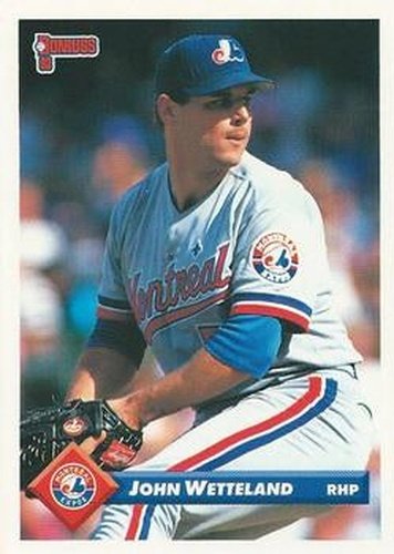 #592 John Wetteland - Montreal Expos - 1993 Donruss Baseball
