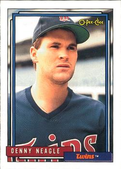 #592 Denny Neagle - Minnesota Twins - 1992 O-Pee-Chee Baseball
