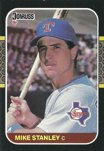 #592 Mike Stanley - Texas Rangers - 1987 Donruss Baseball