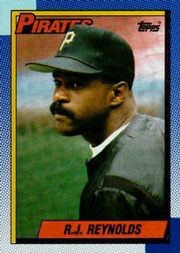 #592 R.J. Reynolds - Pittsburgh Pirates - 1990 Topps Baseball